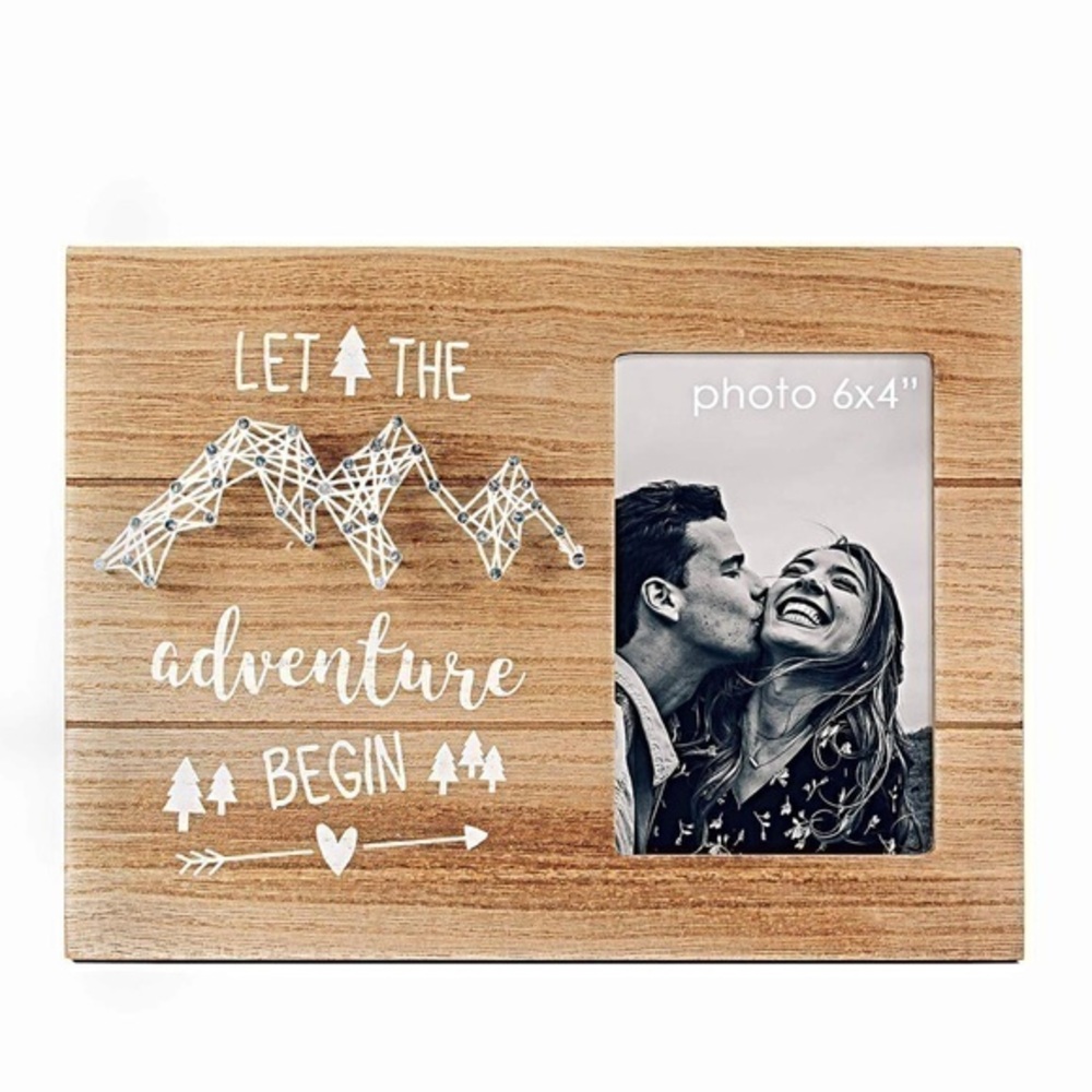 Engagement Wedding Pregnancy Let the Adventure Begin 4x6 Picture Photo Frame
